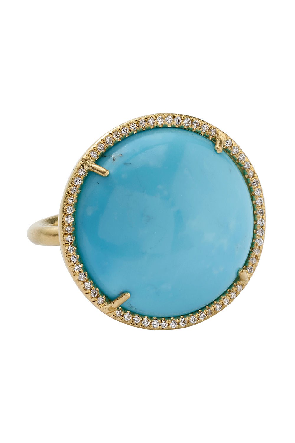 IRENE NEUWIRTH JEWELRY-Classic Turquoise Ring-YELLOW GOLD