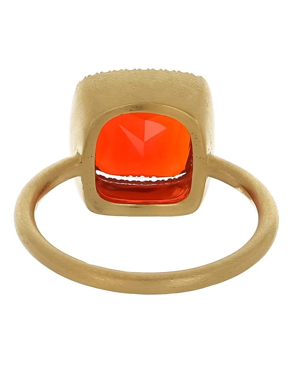 IRENE NEUWIRTH JEWELRY-Fire Opal and Diamond Ring-YELLOW GOLD