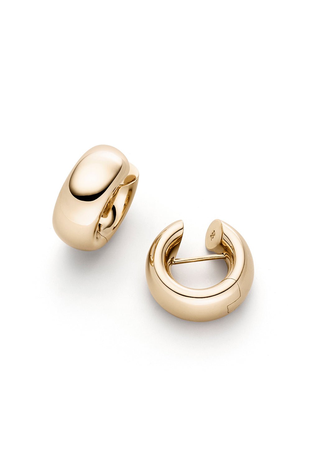 ISABELLE FA-Cercle Clip Earrings - Rose Gold-ROSE GOLD