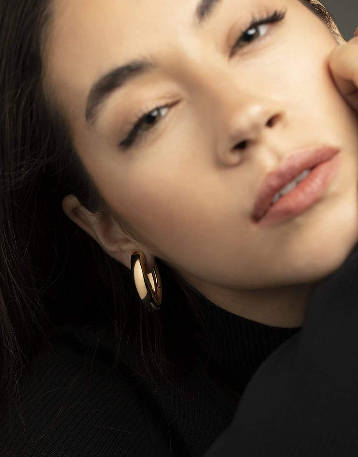 ISABELLE FA-Navette Hoop Earrings-
