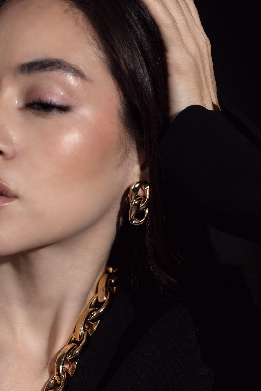 ISABELLE FA-Caresse Chain Earrings-