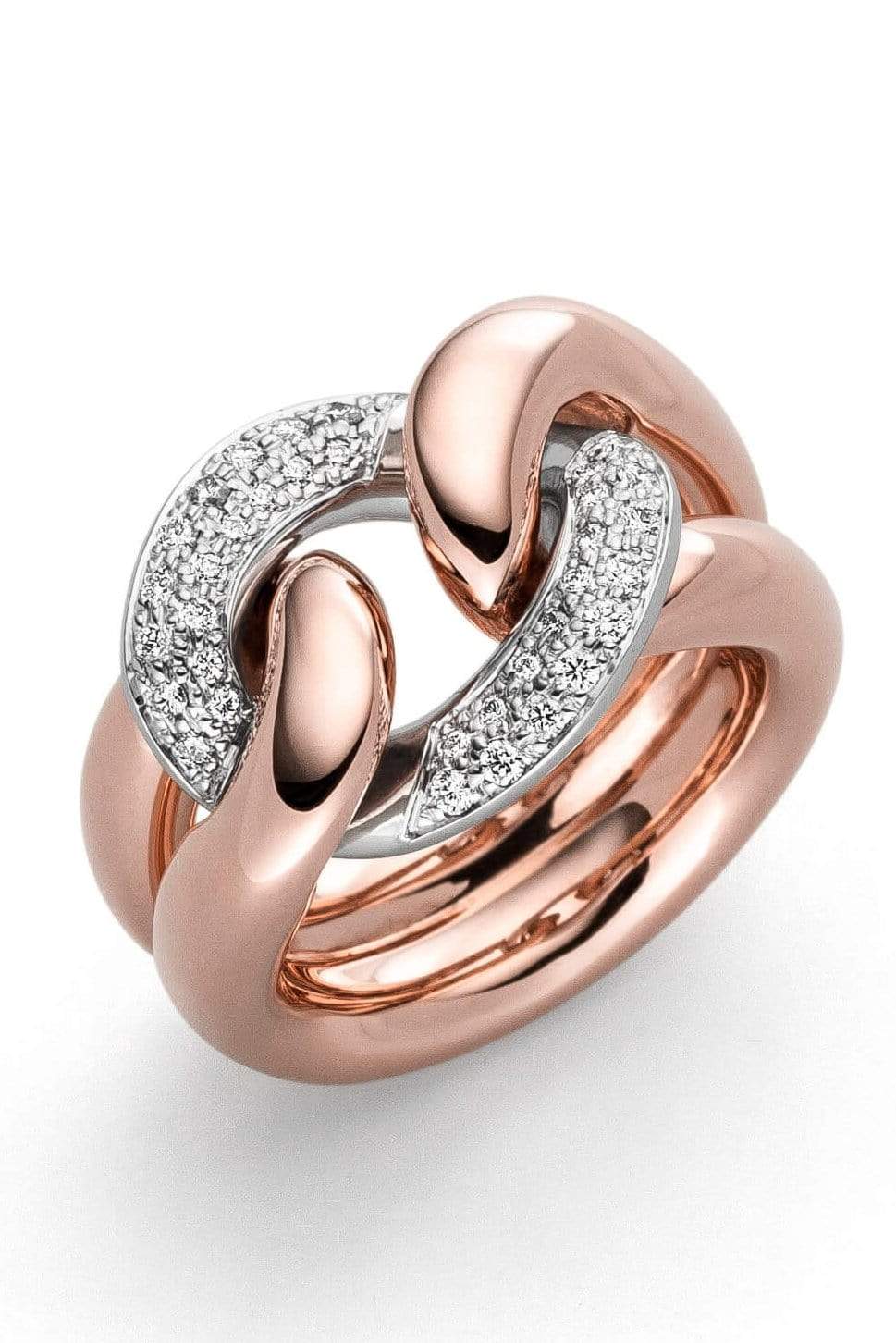 ISABELLE FA-Duchesse Pave Ring-ROUGE