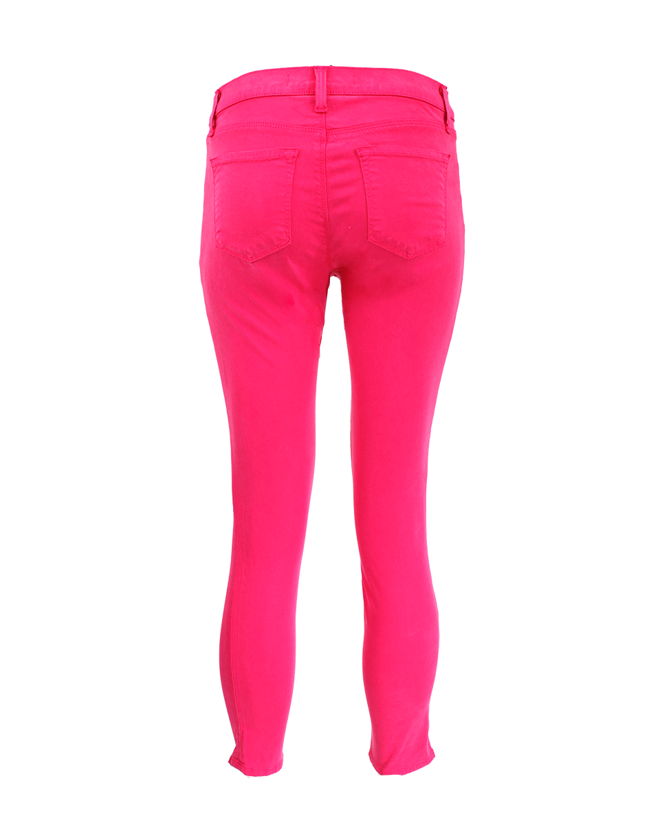 J BRAND-Mid Rise Cropped Rail Jeans-