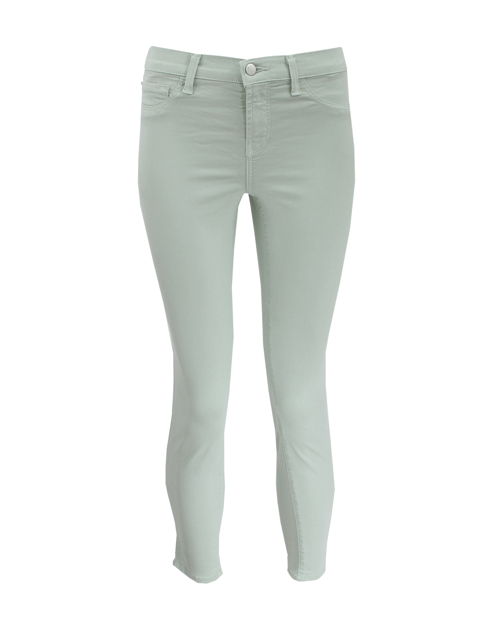 J BRAND-Mid Rise Cropped Rail Jeans-