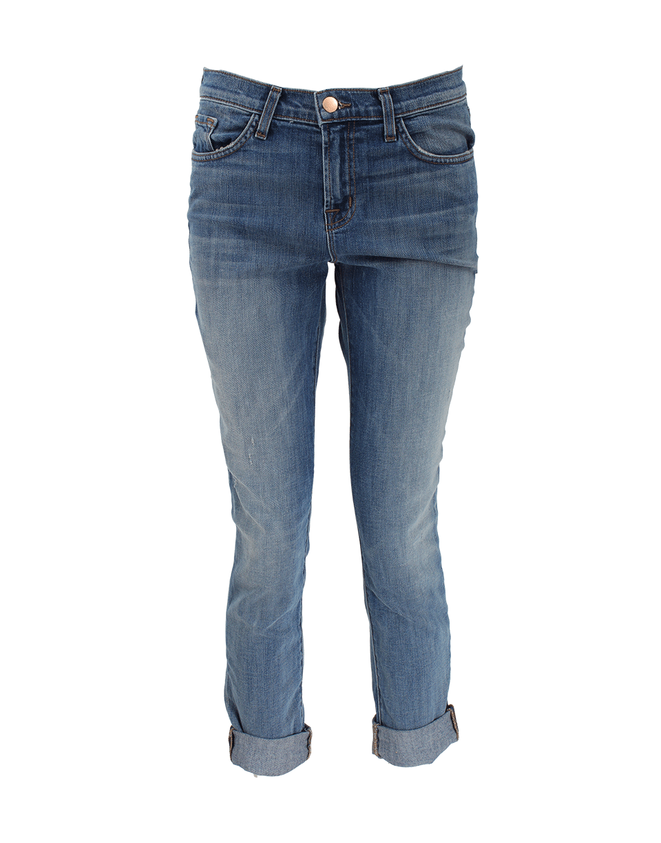 J BRAND-Roll Cuff Slim Boyfriend Jean-