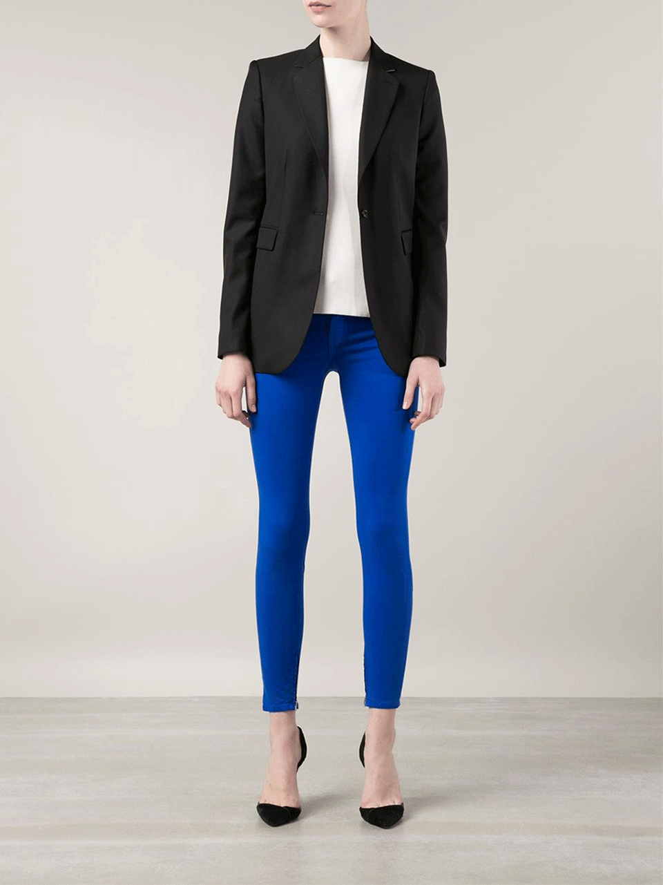 J BRAND-Mid-Rise Ankle Length Jean-