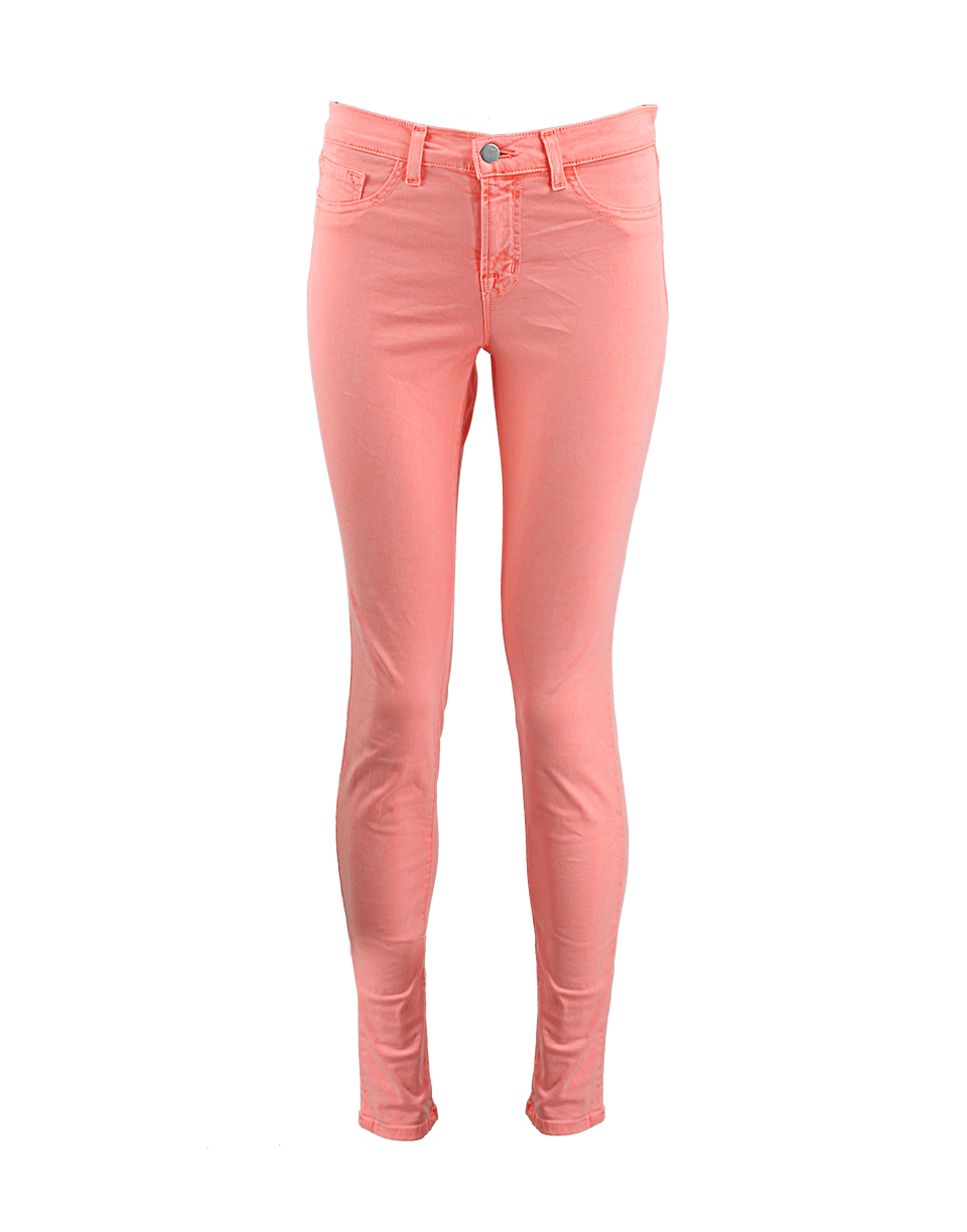 J BRAND-Mid Rise Skinny Jeans-