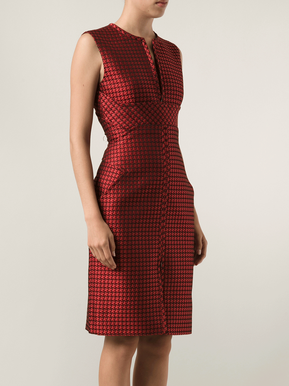 J MENDEL-Zip Front Dress-
