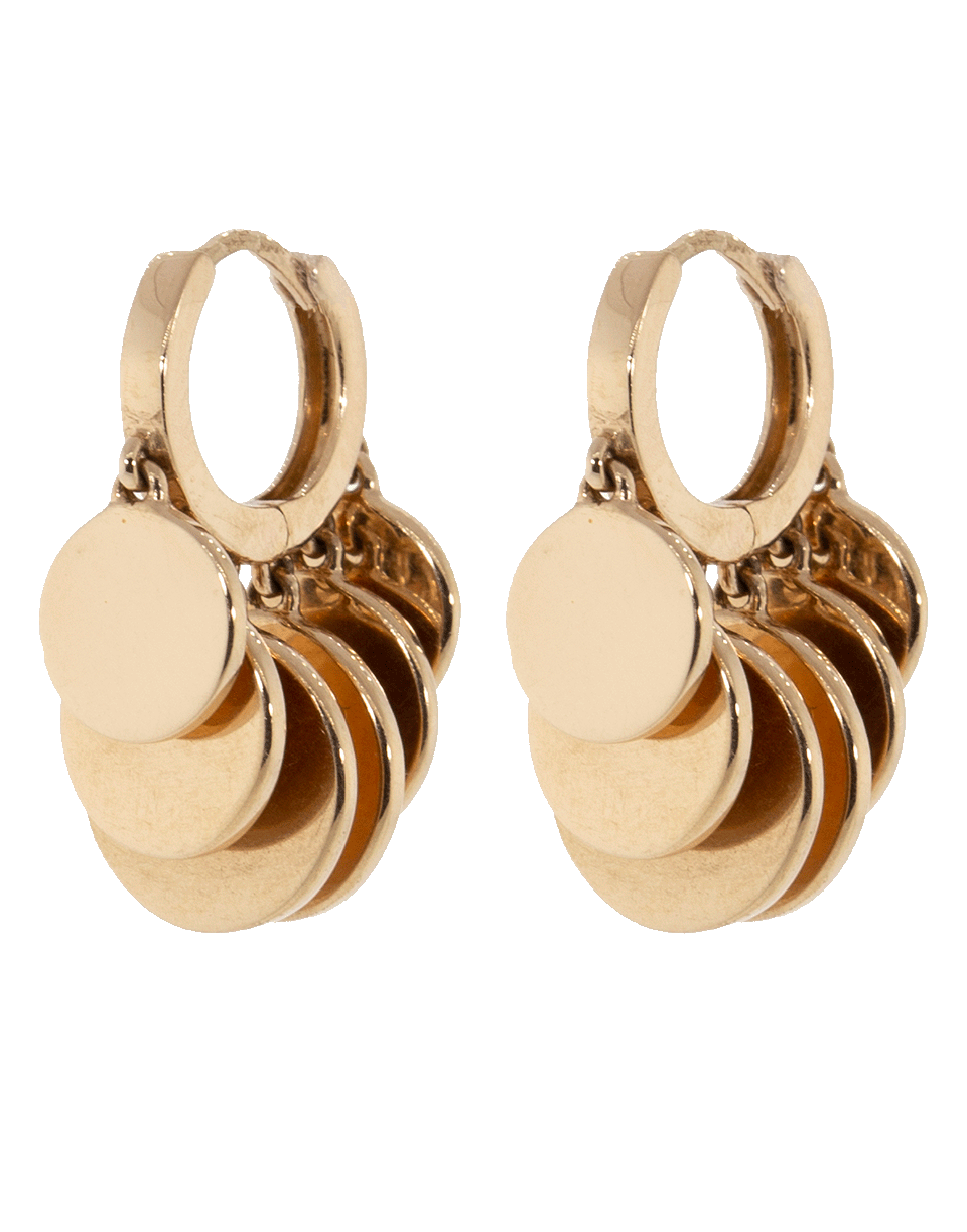 JACQUIE AICHE-Large Disco Shaker Hoops-ROSE GOLD