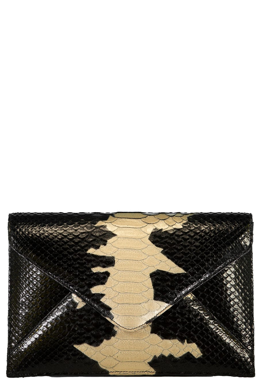 JADA LOVELESS-Envelope Clutch - Black Gold-BLK/GLD