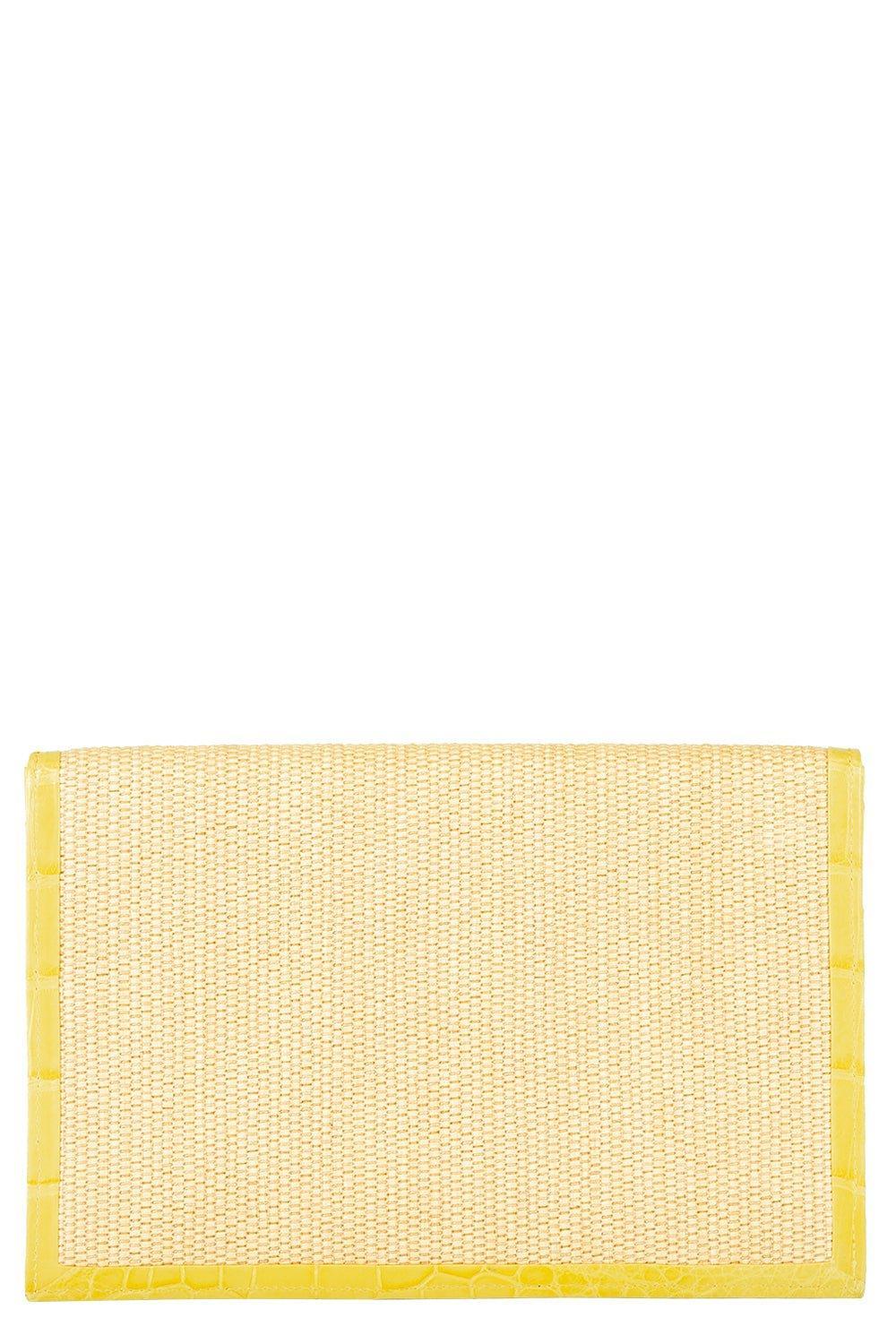 JADA LOVELESS-Envelope Clutch - Canary Yellow-CNRYELLO