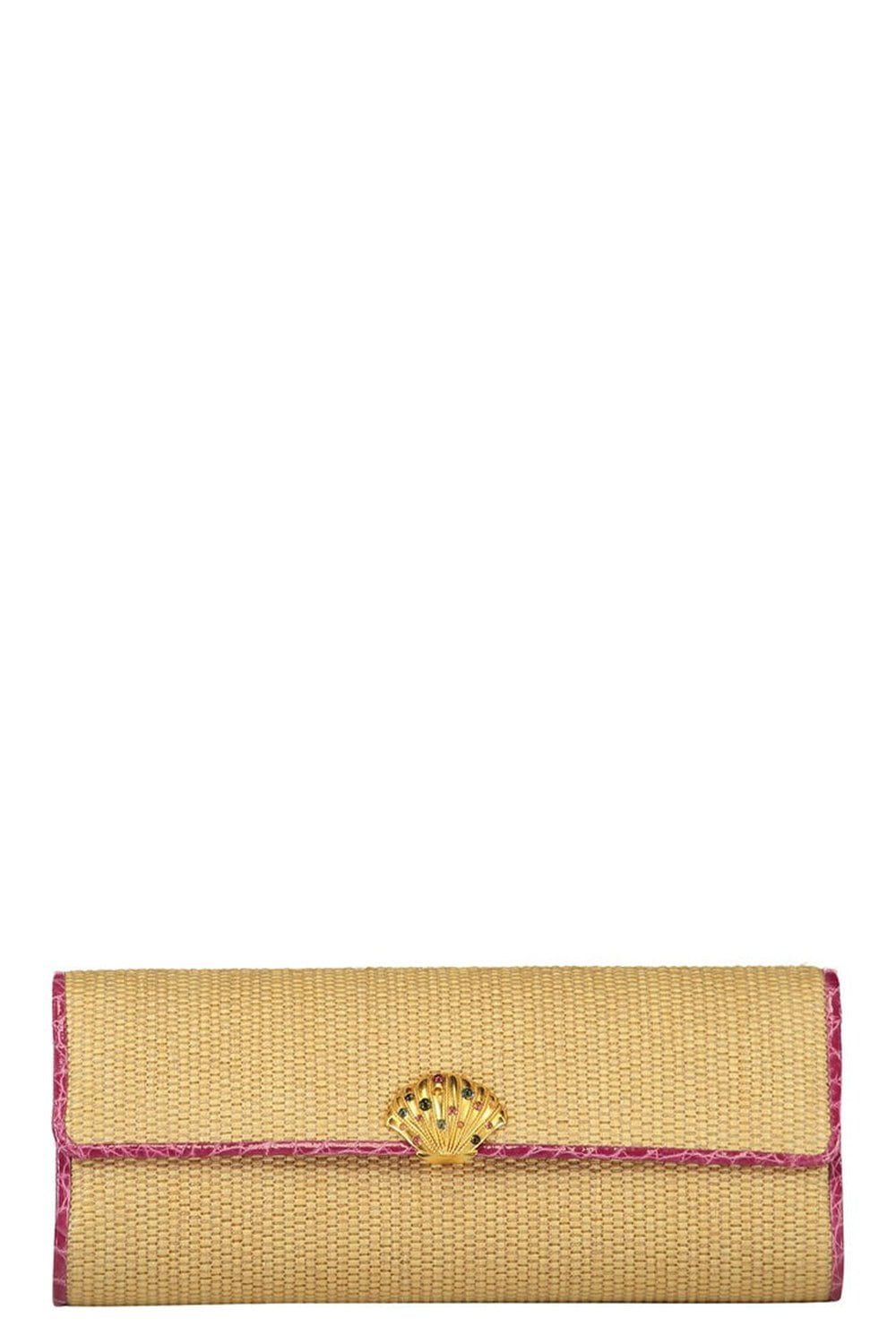JADA LOVELESS-Petite Classic Clutch-FUSCHIA