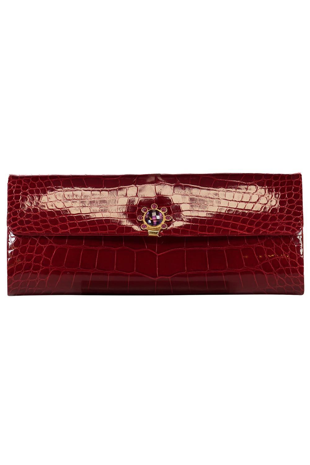 Classic Roll Clutch-RED-HANDBAGCLUTCHES-JADA LOVELESS