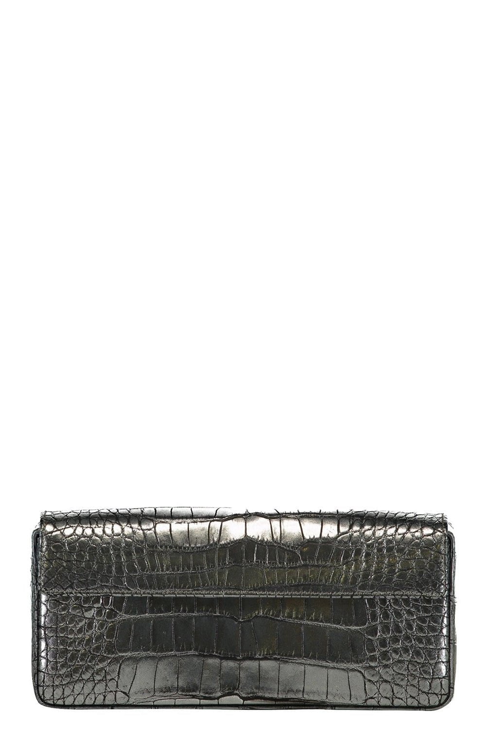 JADA LOVELESS-Parker Box Clutch - Silver-SILVER