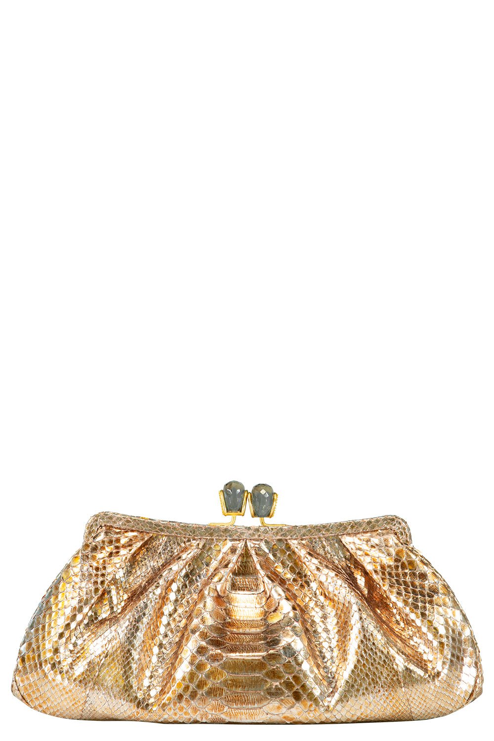 JADA LOVELESS-Kisslock Clutch - Rose Gold-ROSE GLD