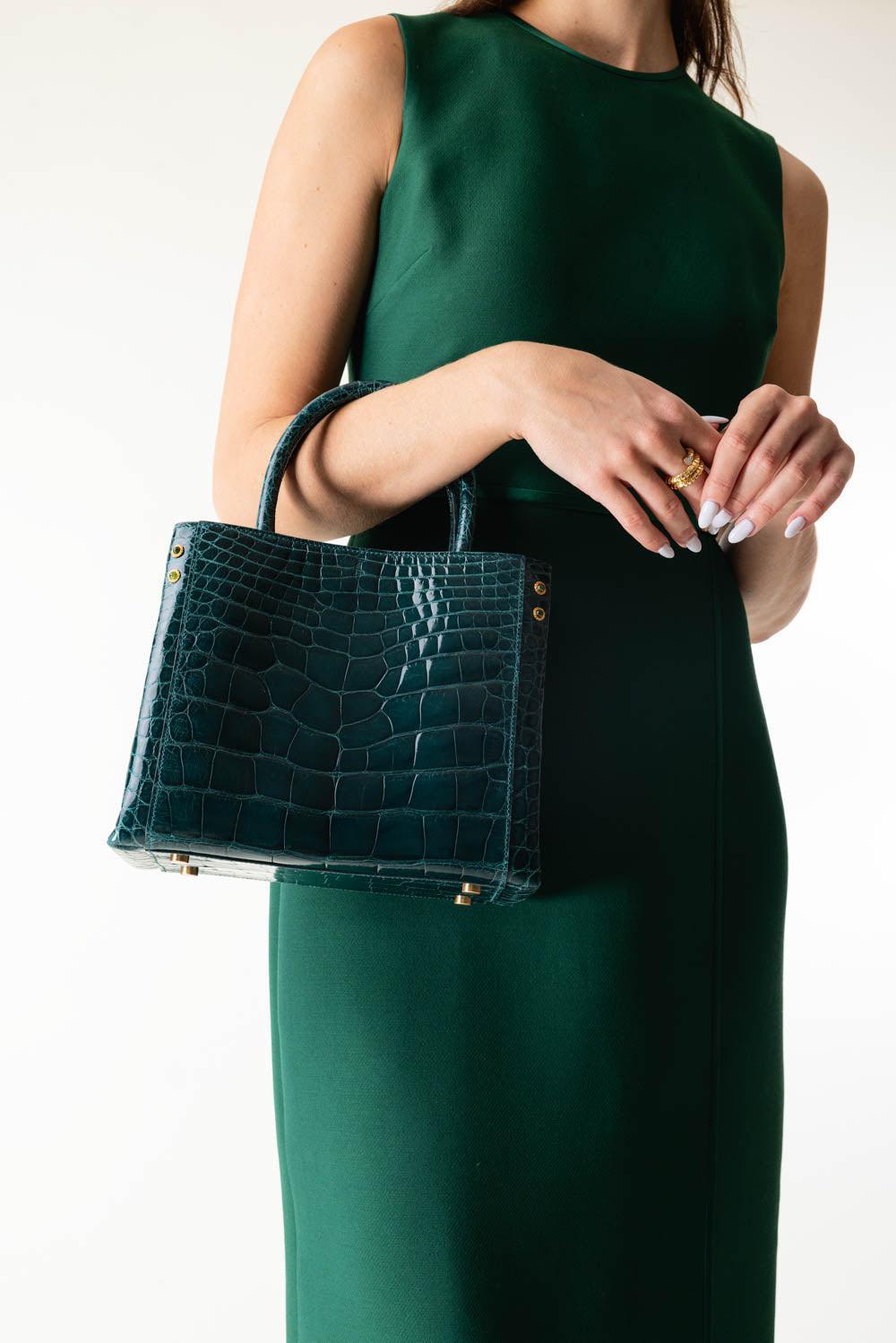 Small Tote-GREEN-HANDBAGTOTES-JADA LOVELESS