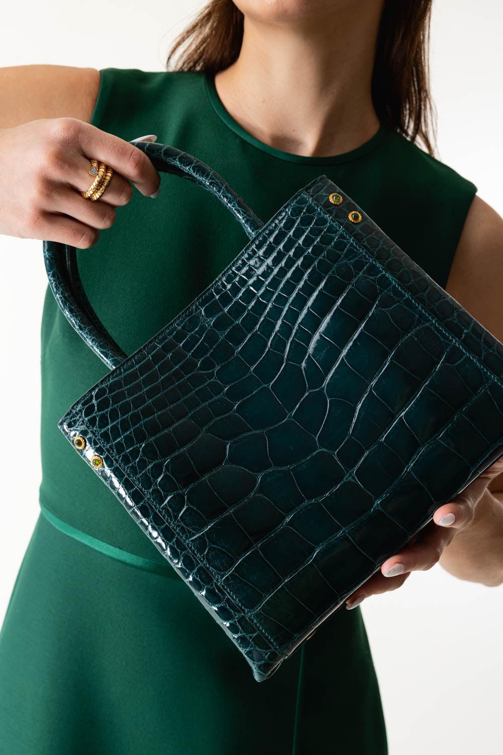 Small Tote-GREEN-HANDBAGTOTES-JADA LOVELESS