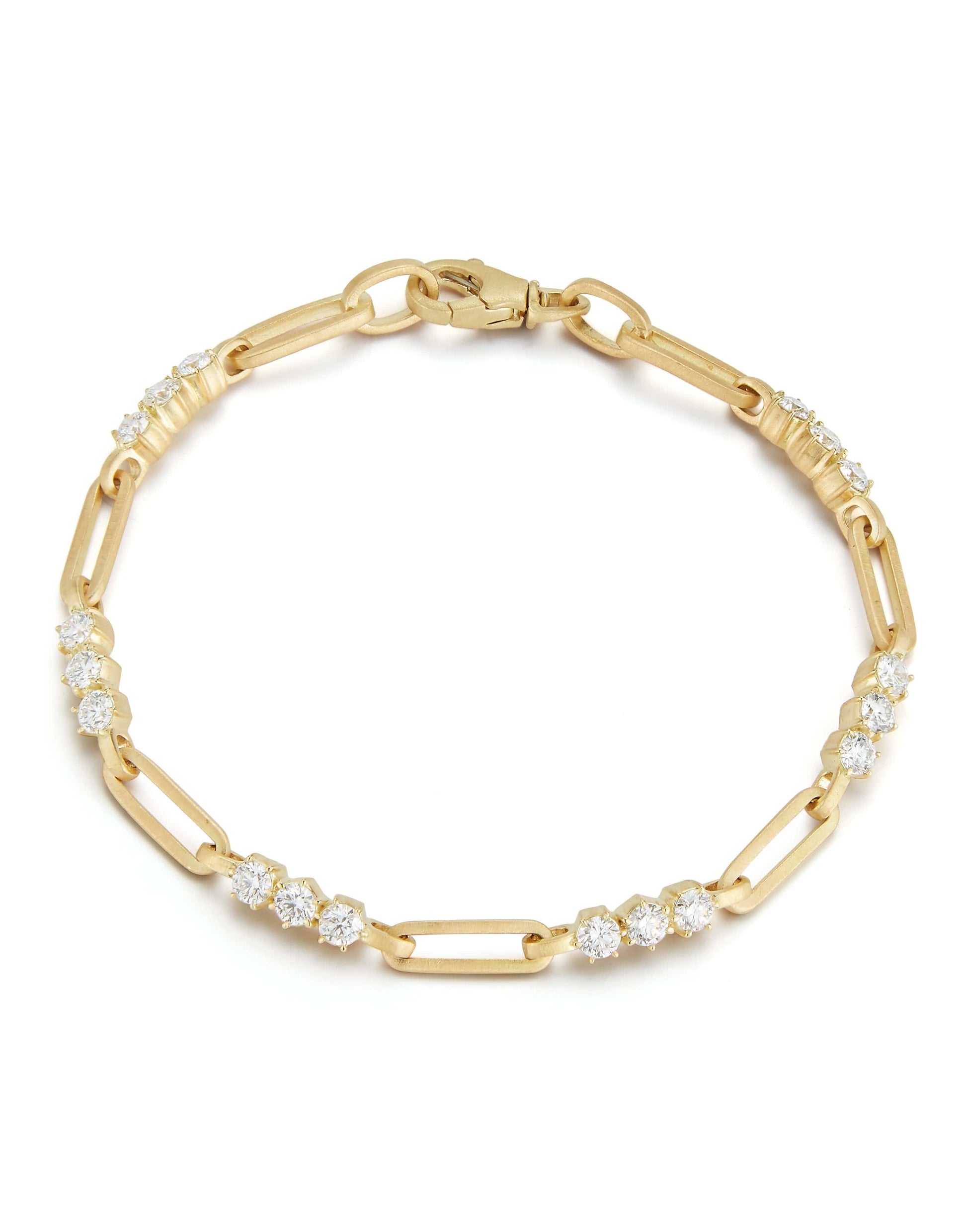 JADE TRAU-Pia Chain Bracelet-YELLOW GOLD