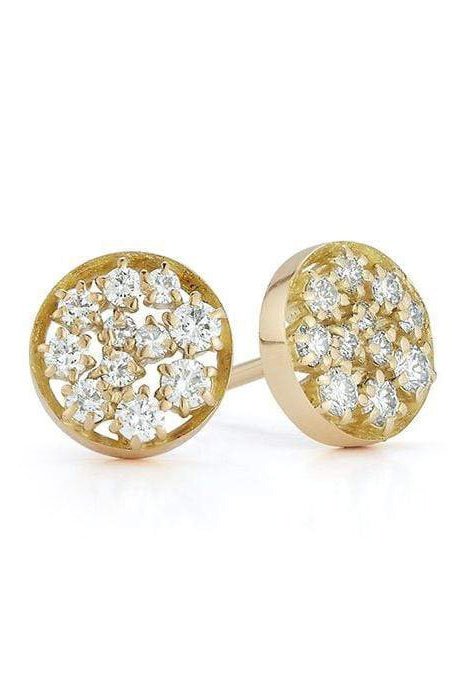 JADE TRAU-Margot Medium Studs-YELLOW GOLD