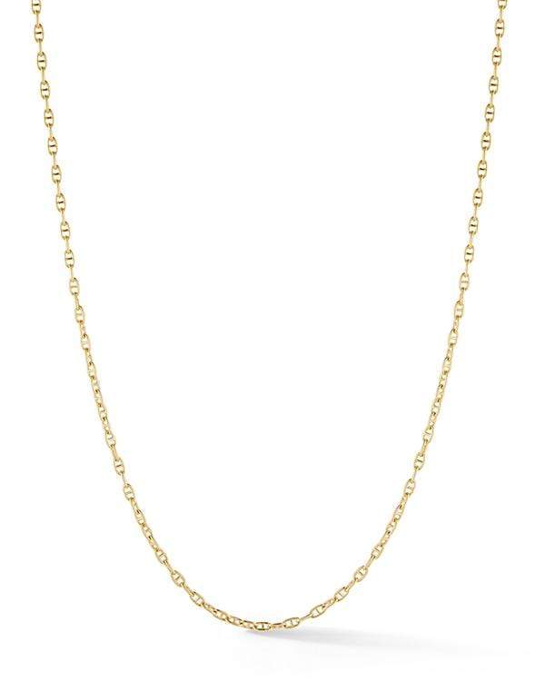 JADE TRAU-Anchor Link Chain Necklace-YELLOW GOLD