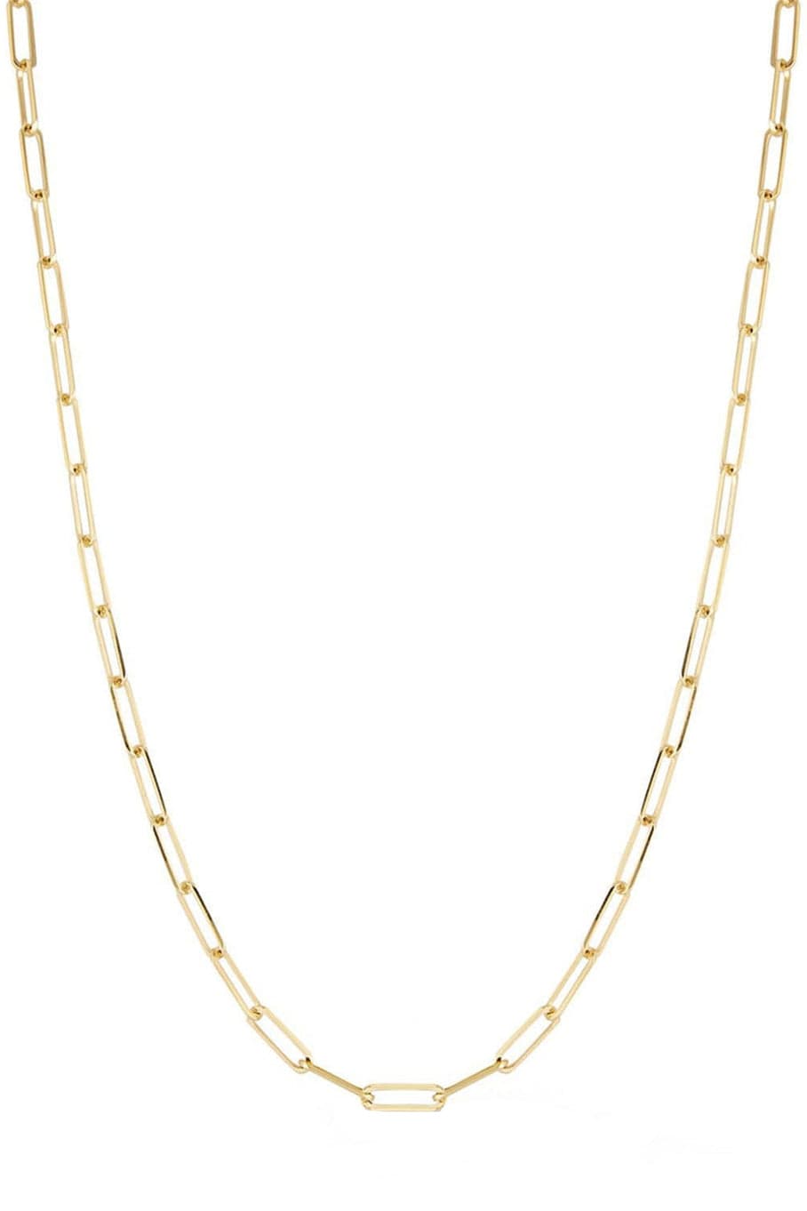 JADE TRAU-Betty Chain Link Necklace-YELLOW GOLD
