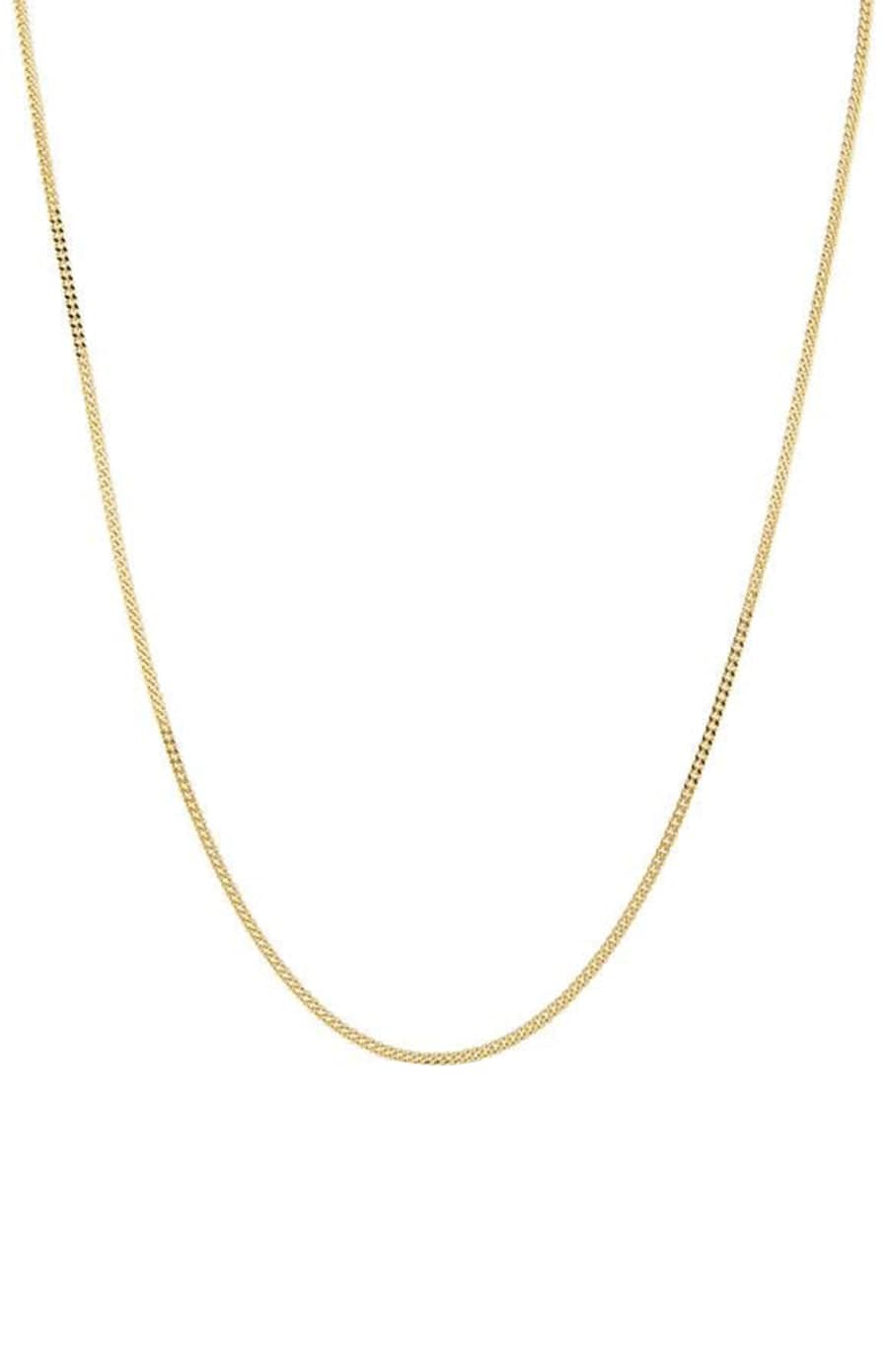 JADE TRAU-Small Curb Link Chain-YELLOW GOLD