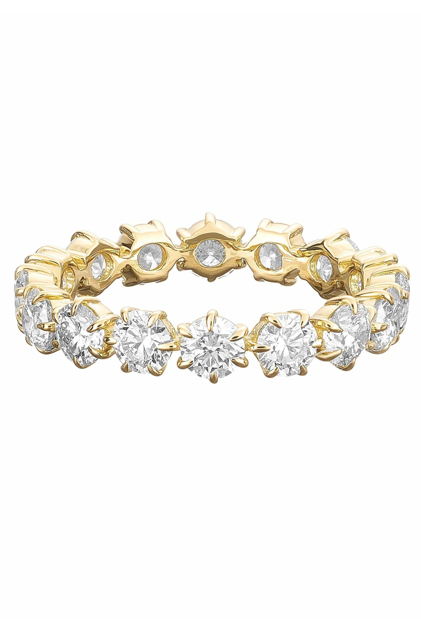 JADE TRAU-Catherine Eternity Band - 2.4ctw-YELLOW GOLD