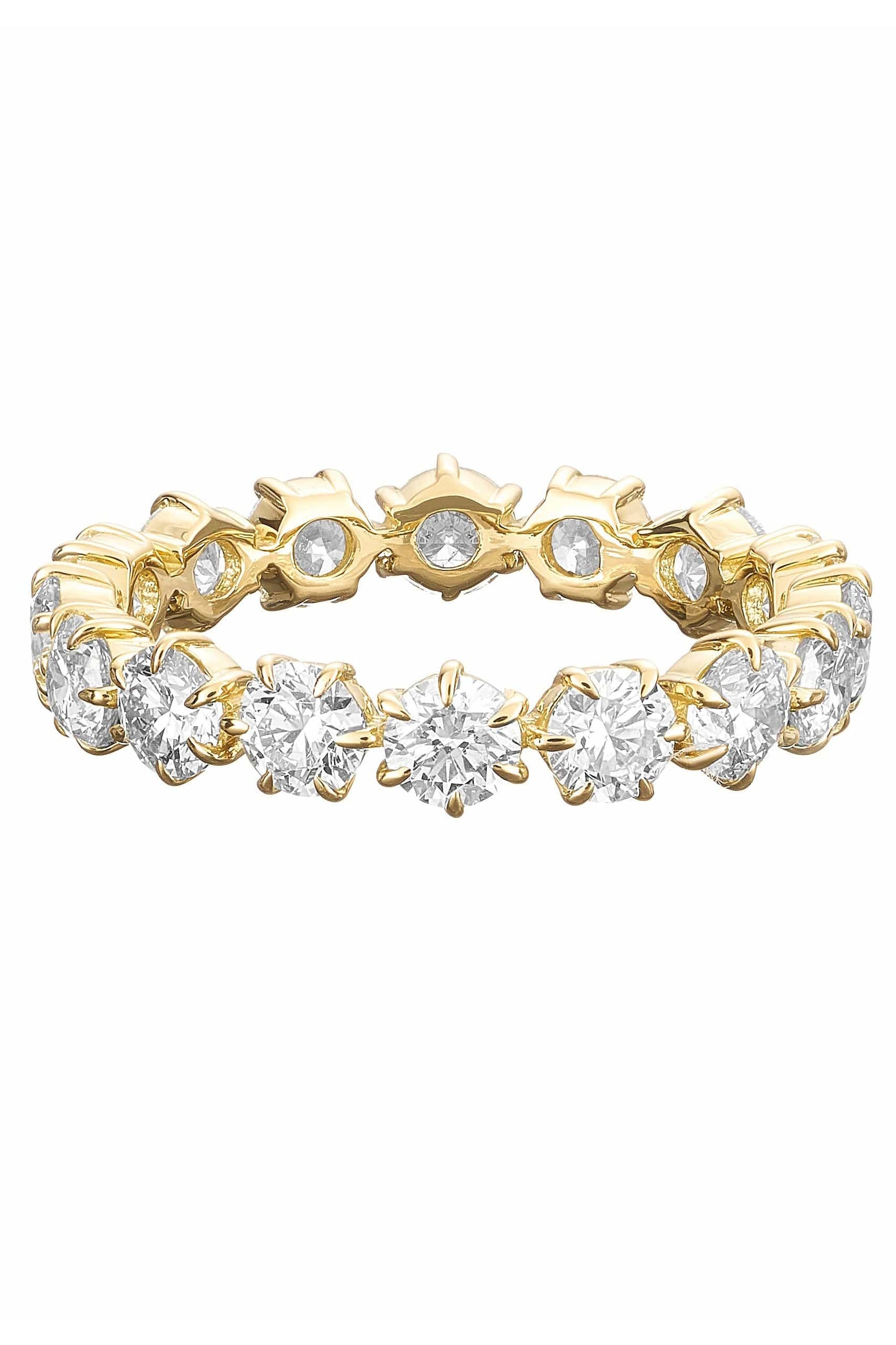 JADE TRAU-Catherine Eternity Band - 2.4ctw-YELLOW GOLD