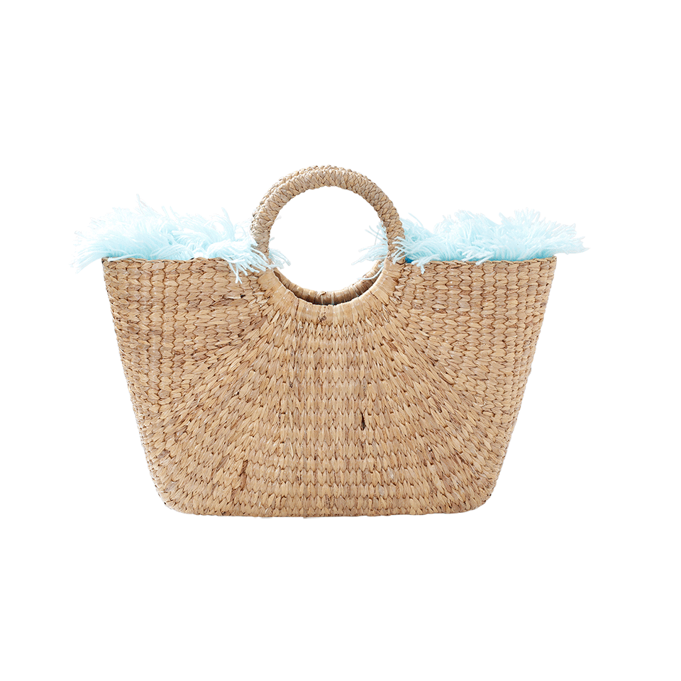 JADETRIBE-Fringe Basket Bag-SKY