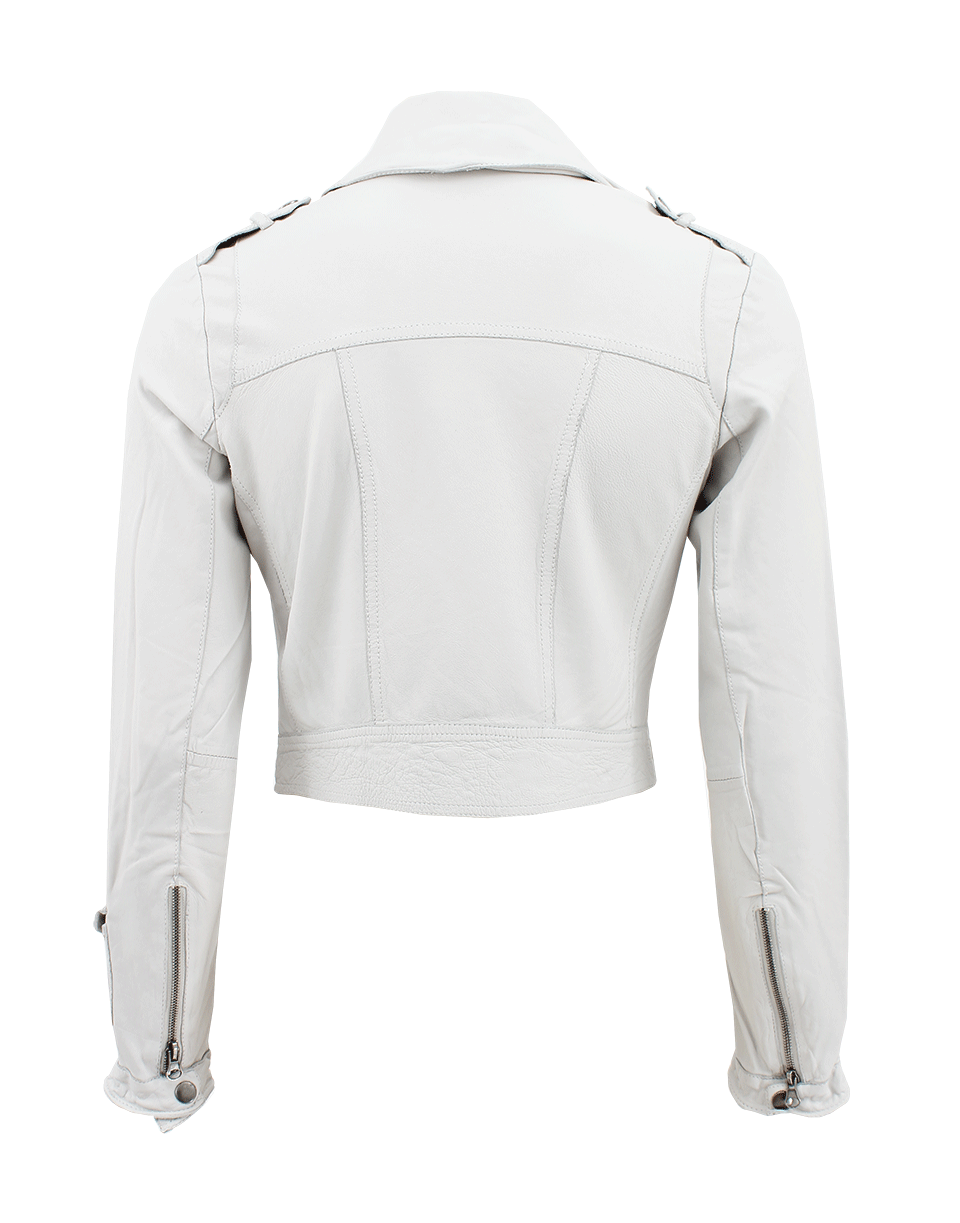 JAKETT-Josey Crop Leather Biker Jacket-