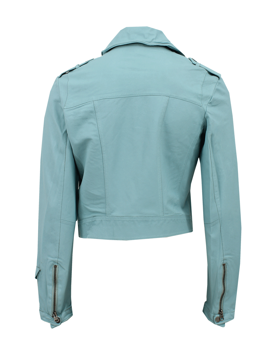 JAKETT-Josey Crop Leather Biker Jacket-