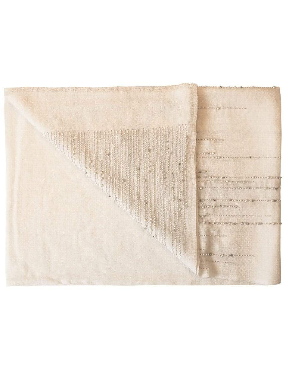 JANAVI INDIA-Frequency Scarf - Ivory-IVORY