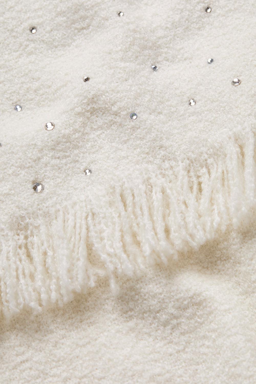 JANE CARR-The Krug Scarf - Blanc De Blanc-BLANC DE BLANC