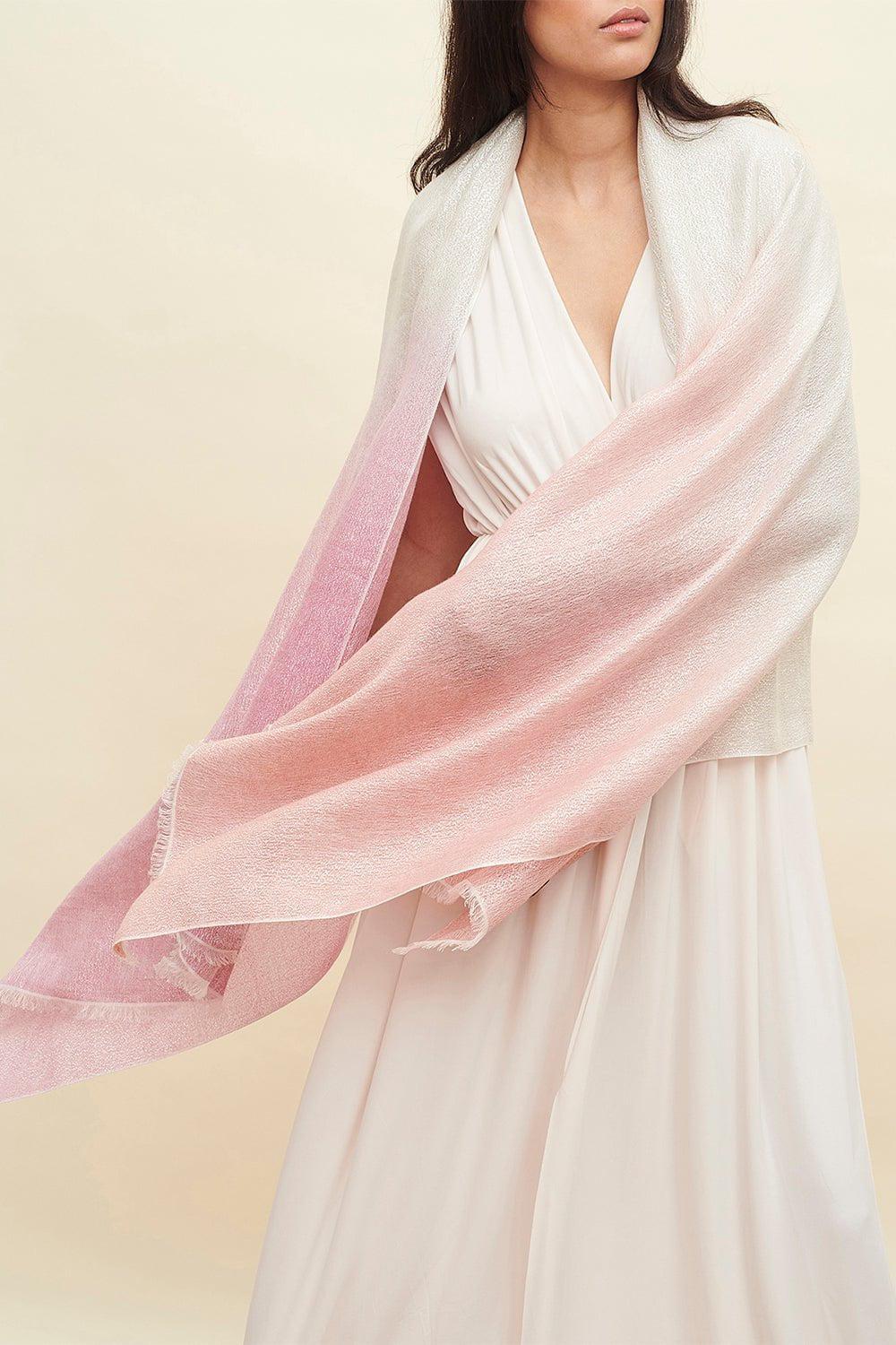 JANE CARR-The Lollipop Scarf - Conch-CONCH