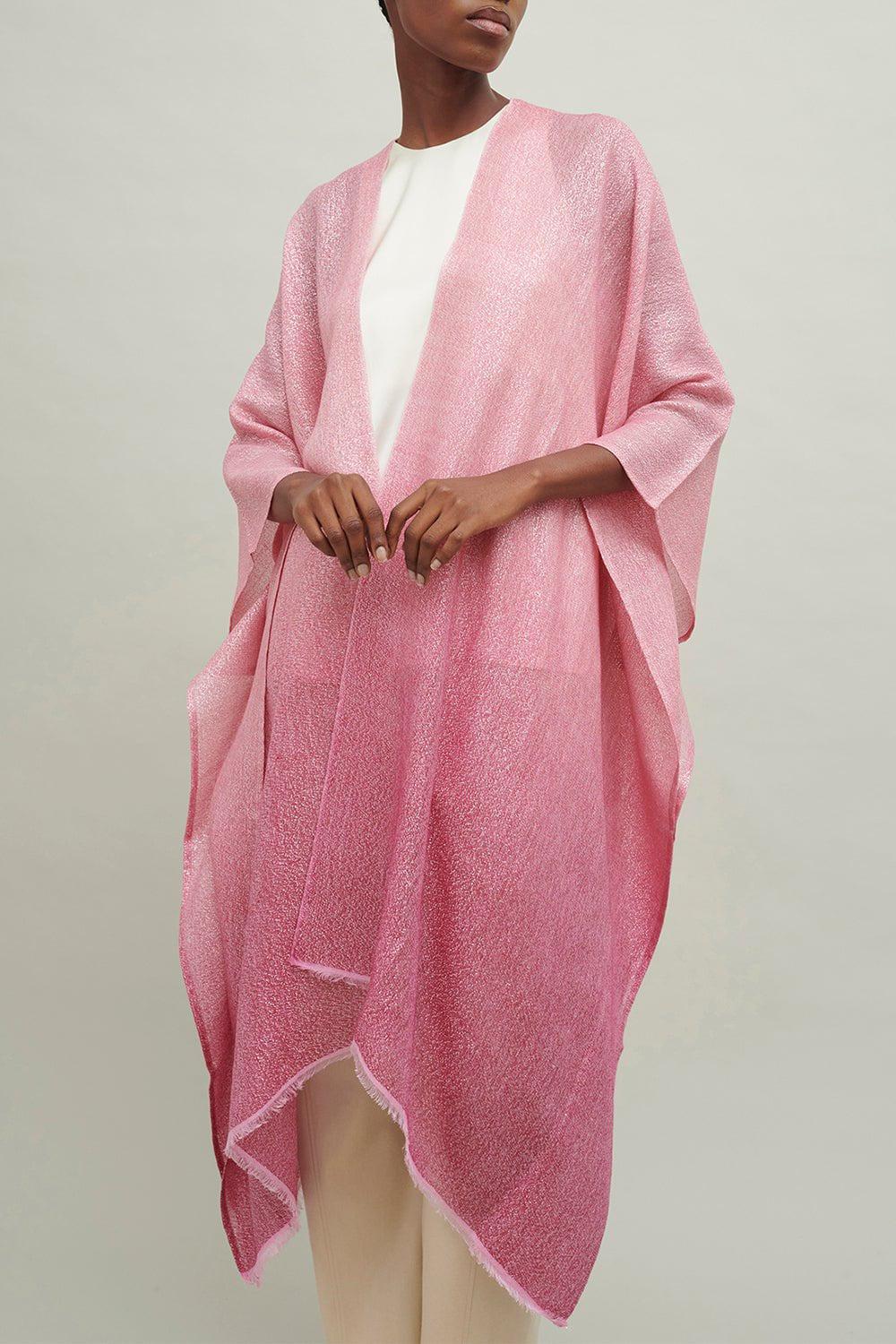 JANE CARR-The Long Kaftan - Dragon Fruit-DRAGONFR