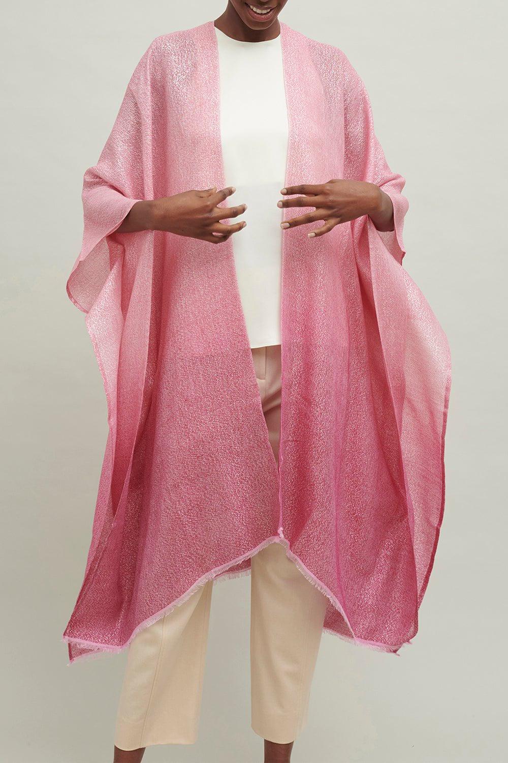 JANE CARR-The Long Kaftan - Dragon Fruit-DRAGONFR