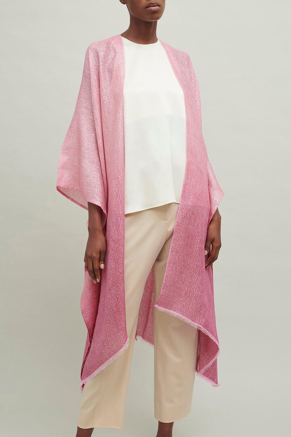 JANE CARR-The Long Kaftan - Dragon Fruit-DRAGONFR