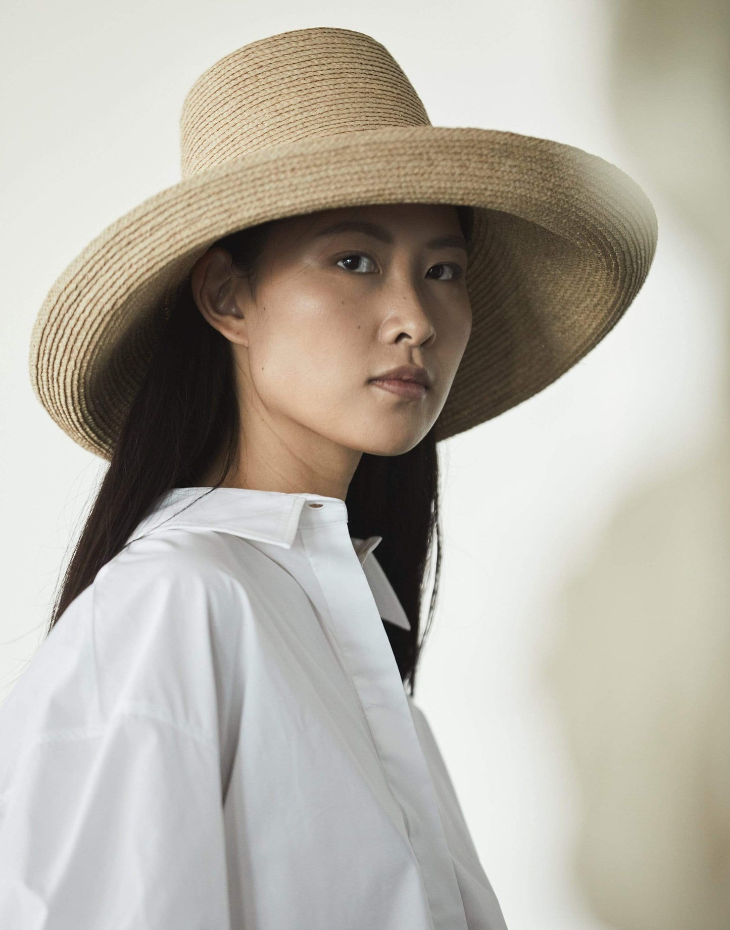 JANESSA LEONE-Natural Janine Bucket Hat-