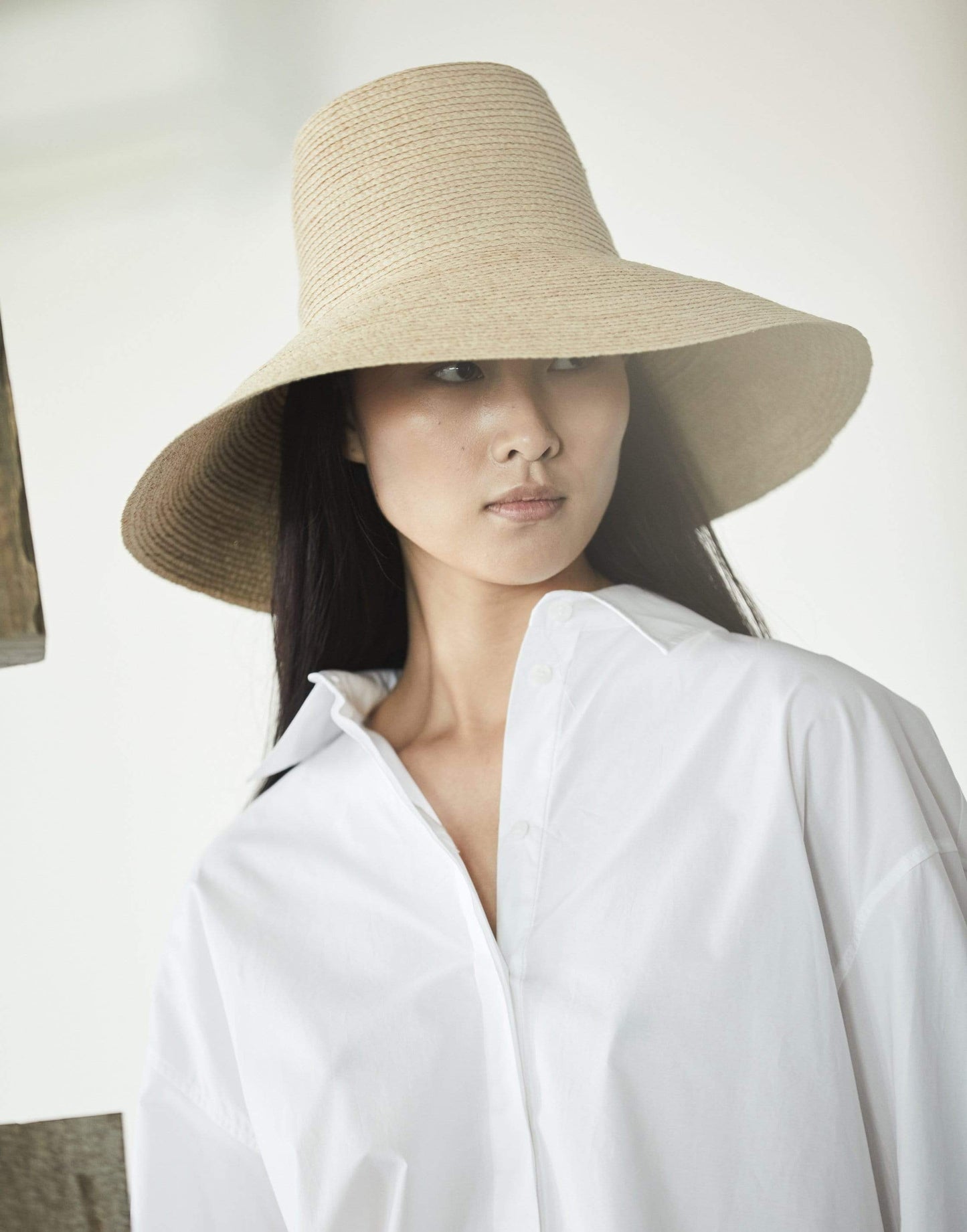 JANESSA LEONE-Natural Janine Bucket Hat-