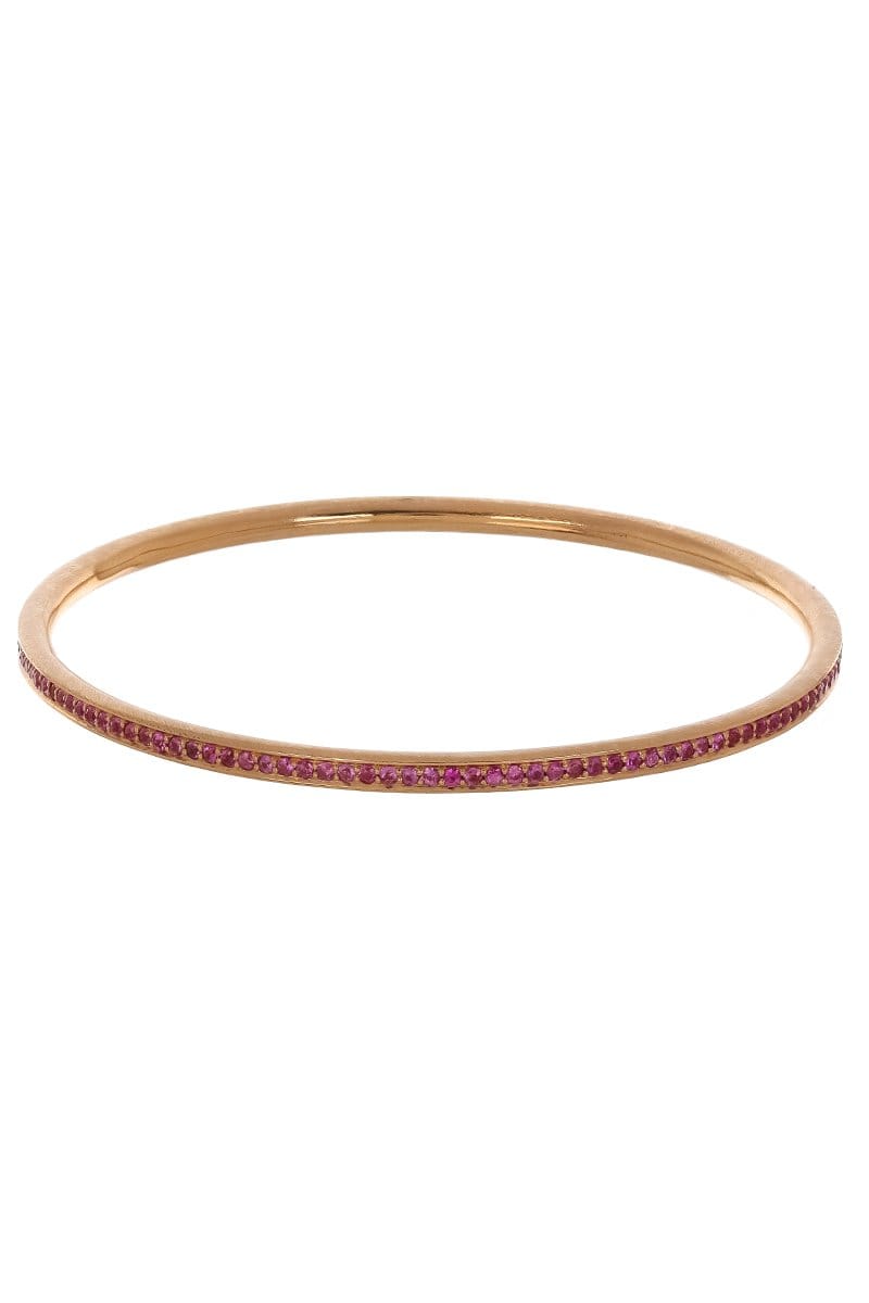 JARED LEHR-Pink Sapphire Bangle-ROSE GOLD