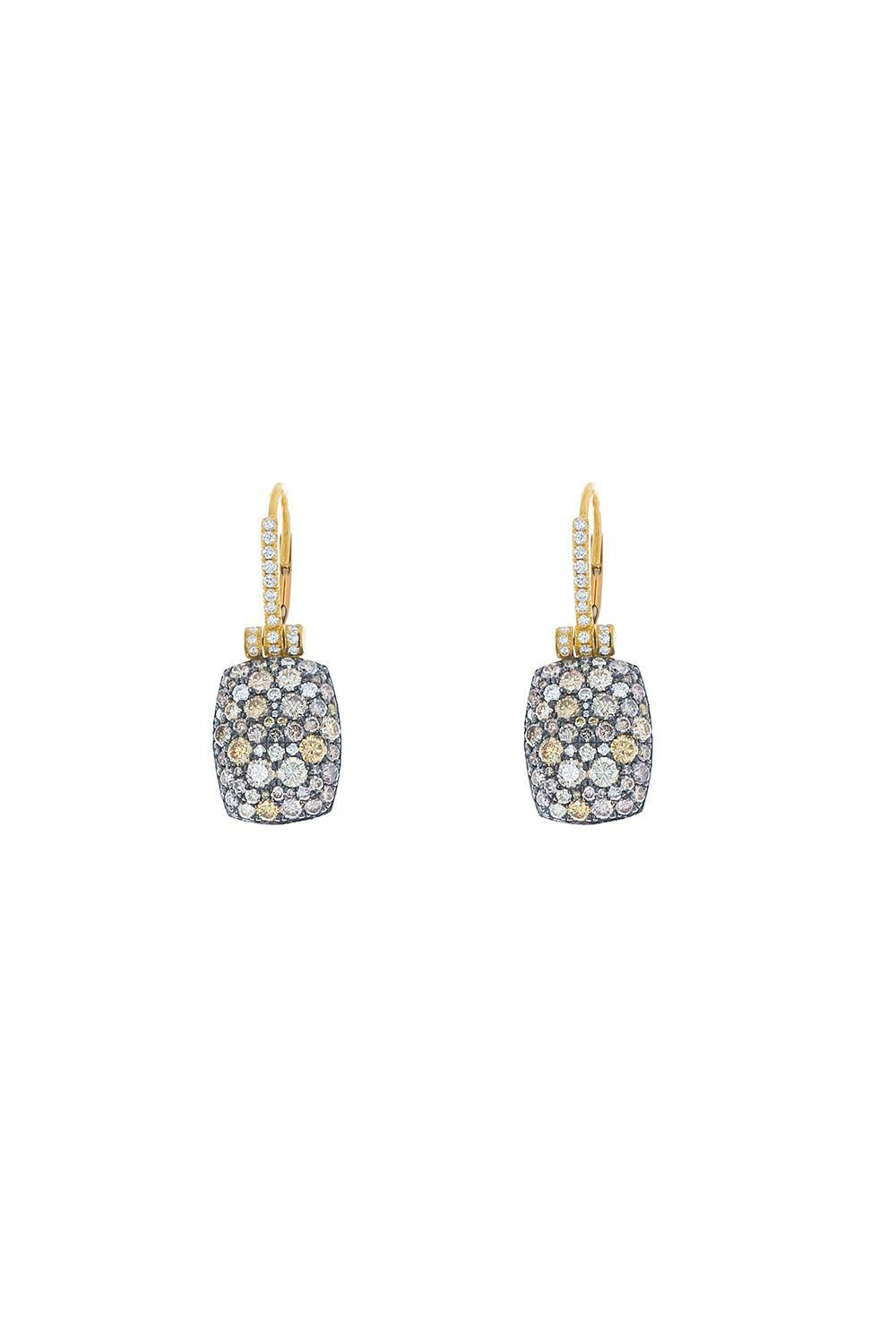 Multi Color Diamond Earrings-YELLOW GOLD-JEWELRYFINE JEWELEARRING-JARED LEHR