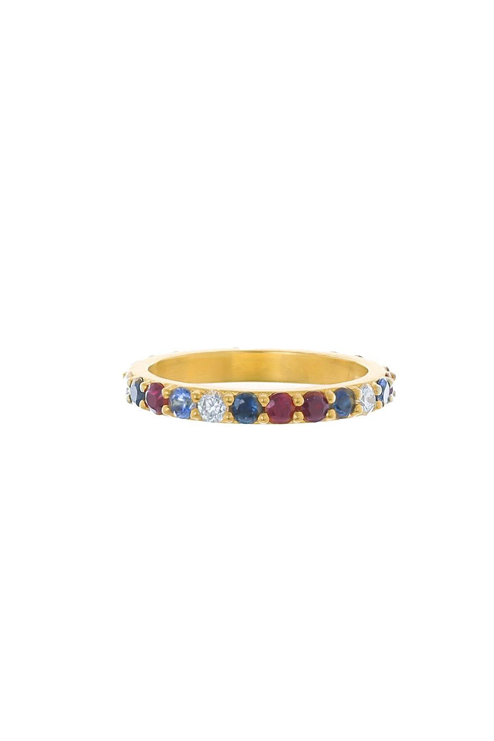 Spinel Diamond Ring-YELLOW GOLD-6.75-JEWELRYFINE JEWELRING-JARED LEHR