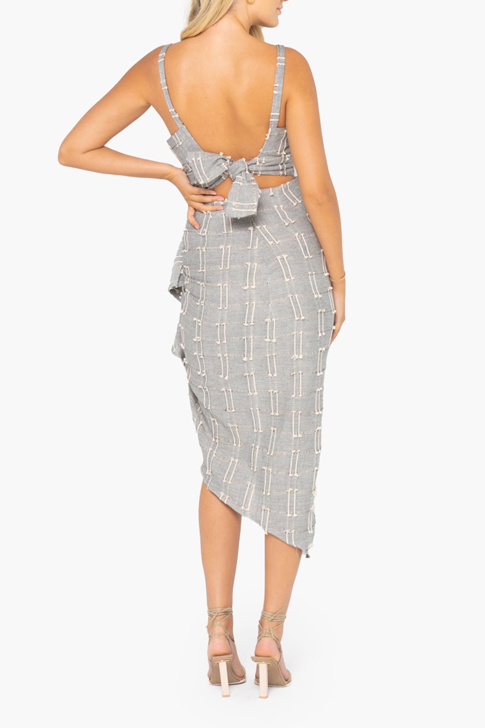 JBQ-Sasha Dress - Black Oatmeal-