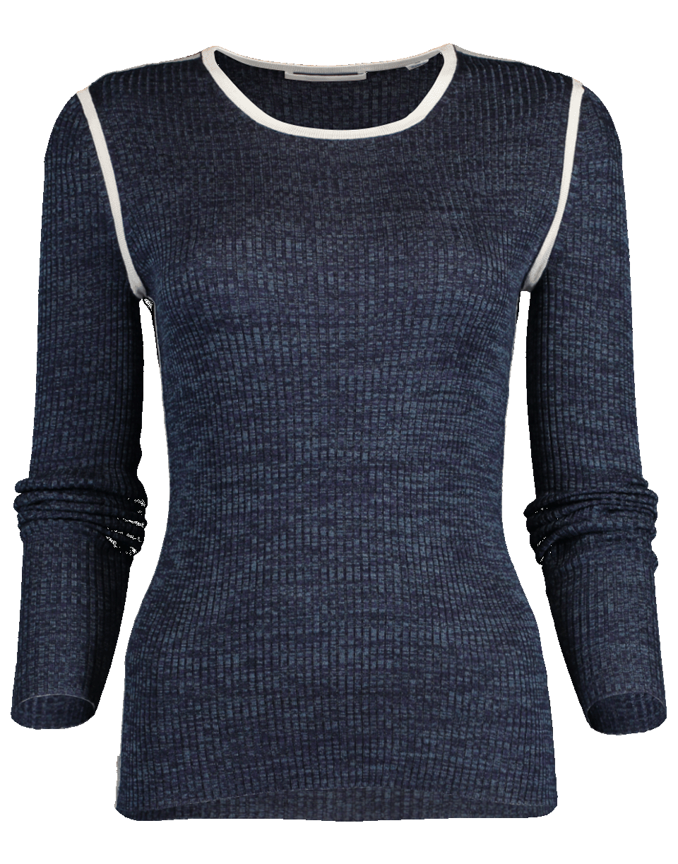 JED-Skinny Rib Knit Top-