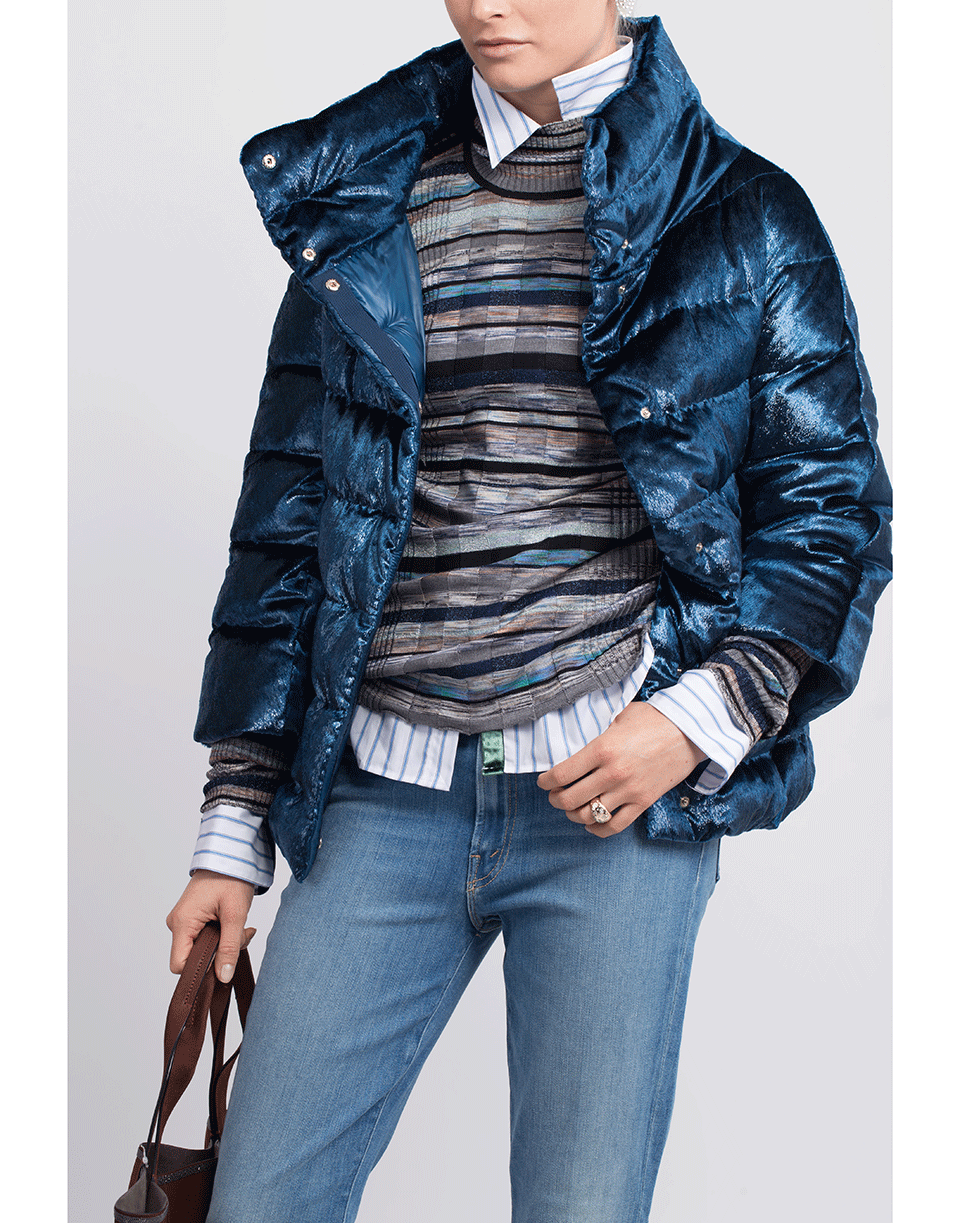 JED-Eden Woodland Stripe Turtleneck-