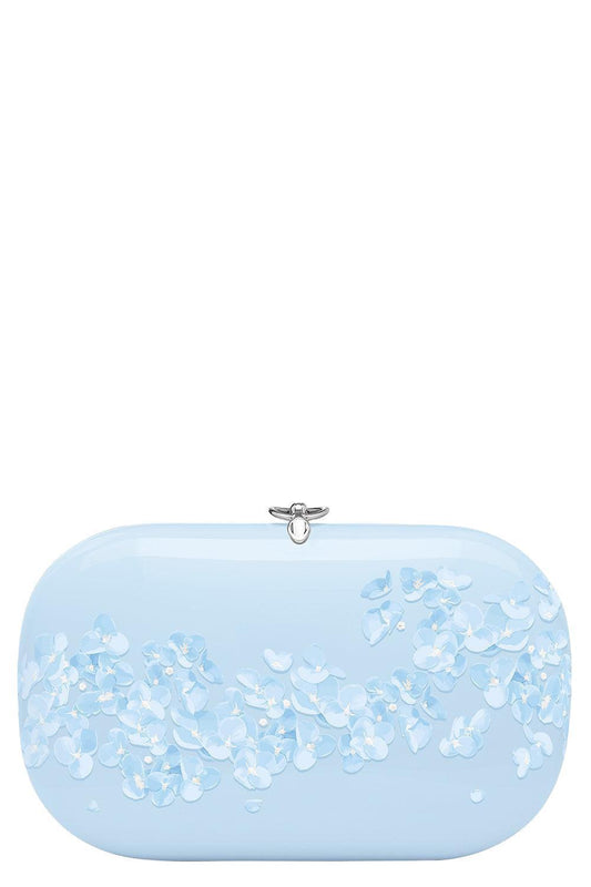 Elina Plus Clutch - Baby Blue Blossom-BABY BLUE-O/S-HANDBAGCLUTCHES-JEFFREY LEVINSON
