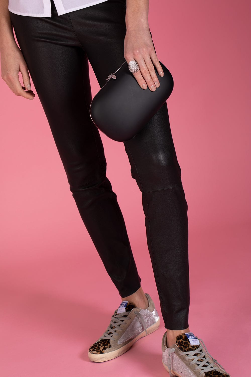 JEFFREY LEVINSON-Elina Plus Clutch - Black-BLACK