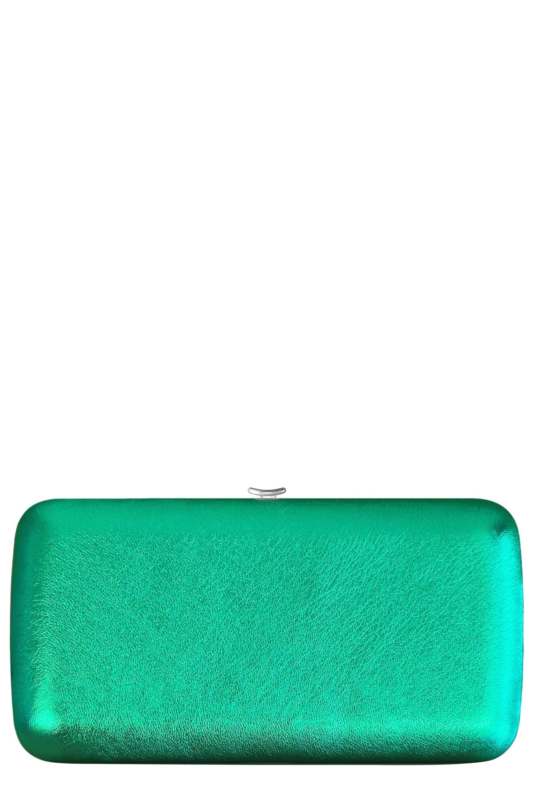 JEFFREY LEVINSON-Finley Clutch - Emerald-EMERALD