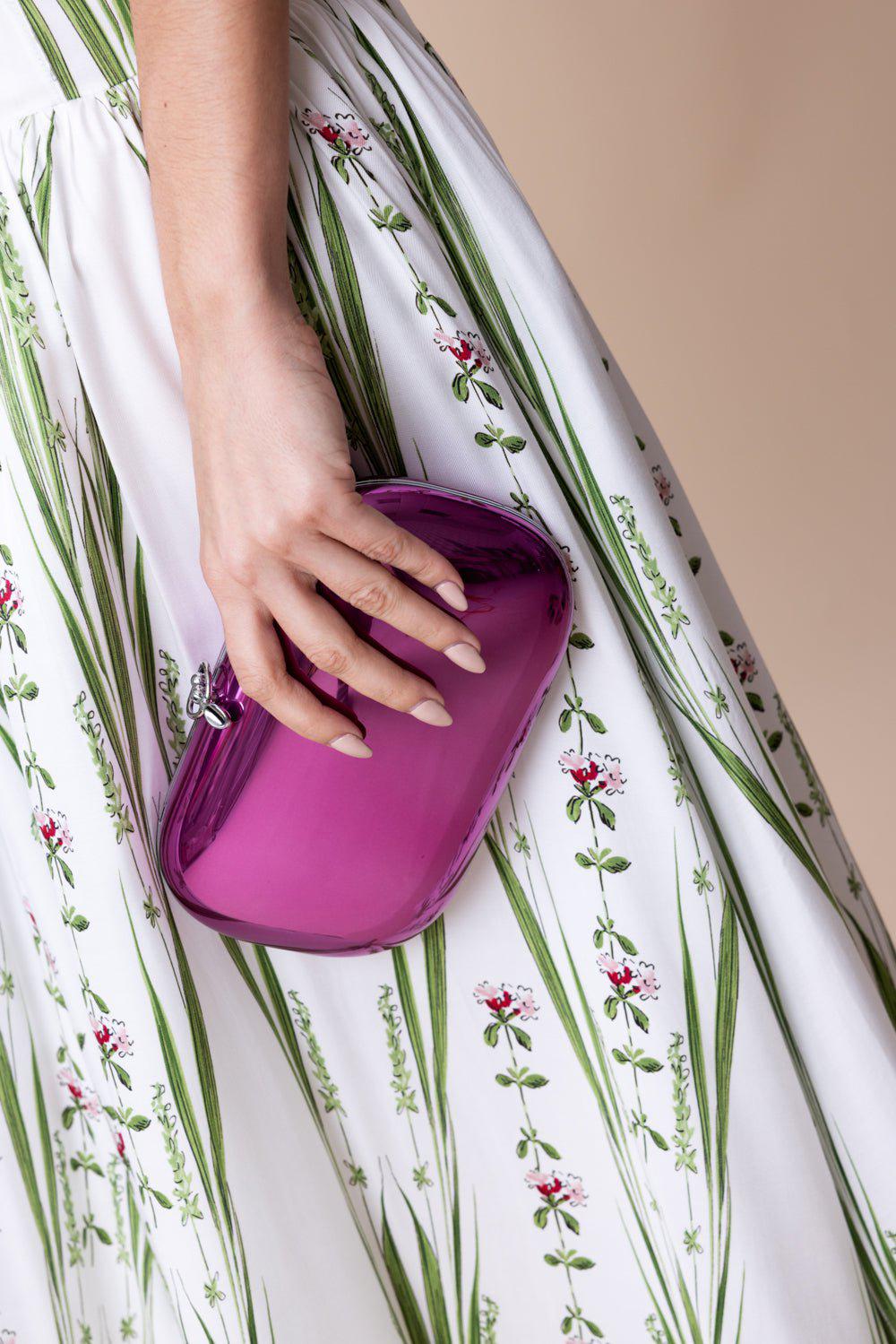 JEFFREY LEVINSON-Elina Plus Clutch - Hot Pink-HOT PINK