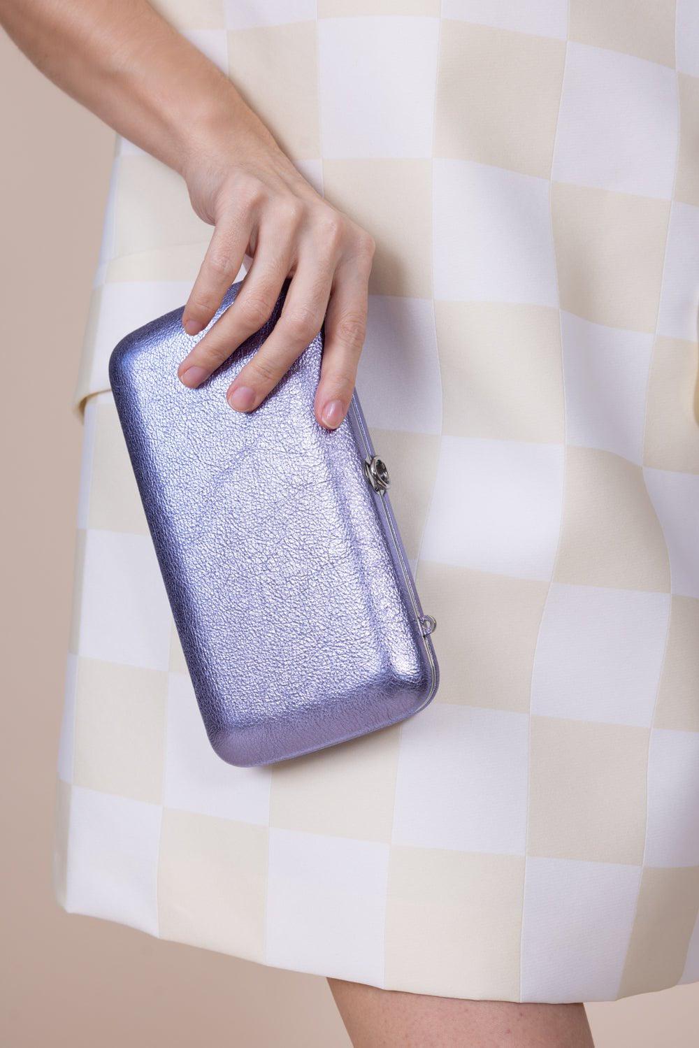 JEFFREY LEVINSON-Finley Clutch - Lilac-LILAC